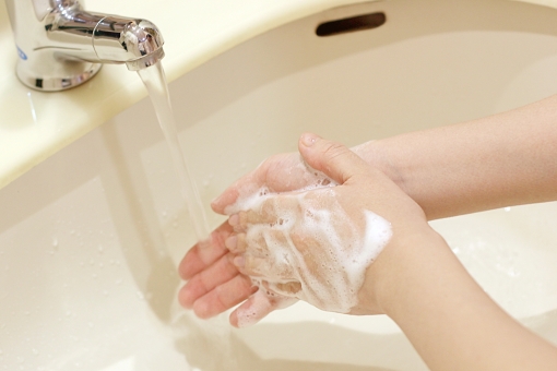 インフルエンザ　予防　手洗い